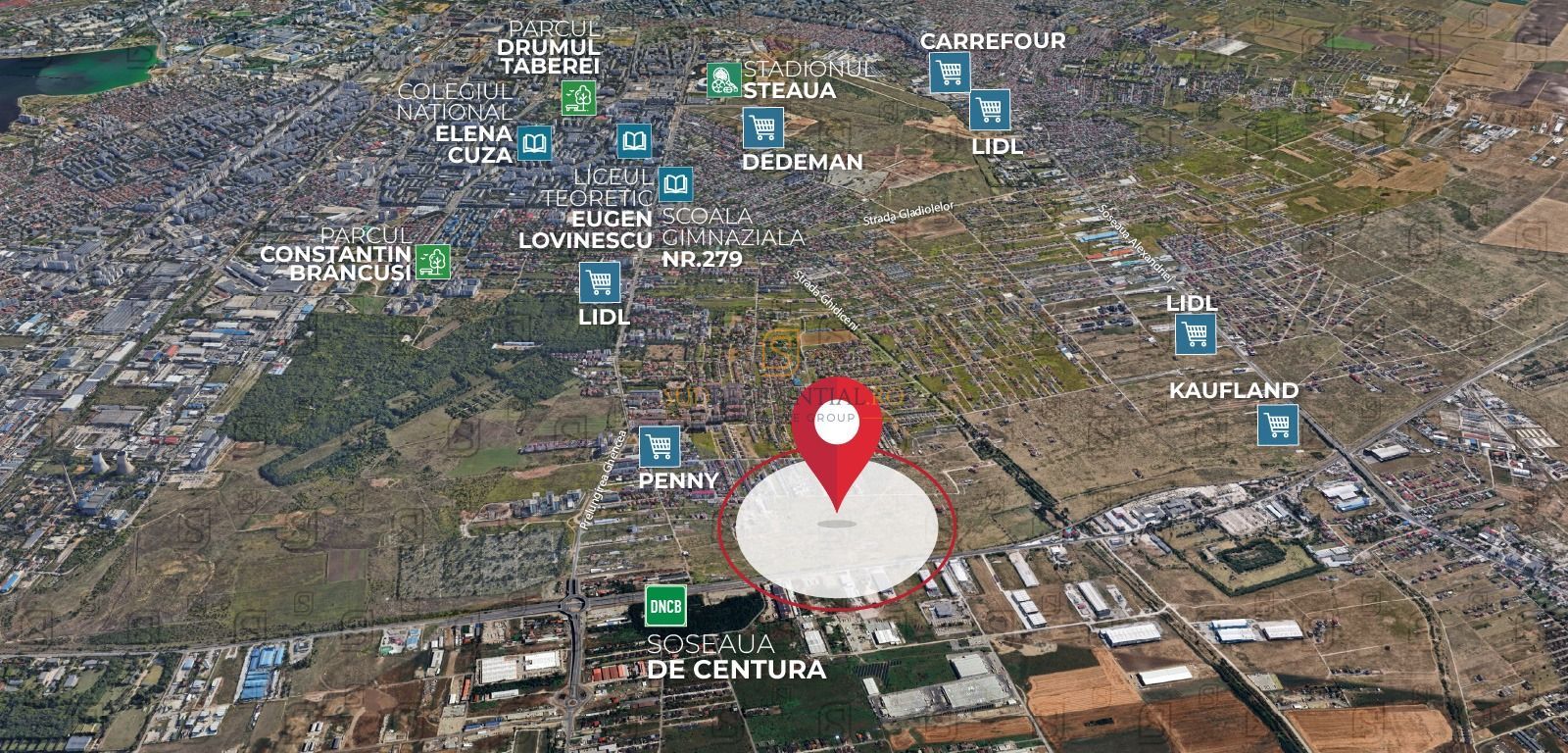 Teren pentru dezvoltare rezidentiala / mixta – Bragadiru, Ilfov - Poză 4