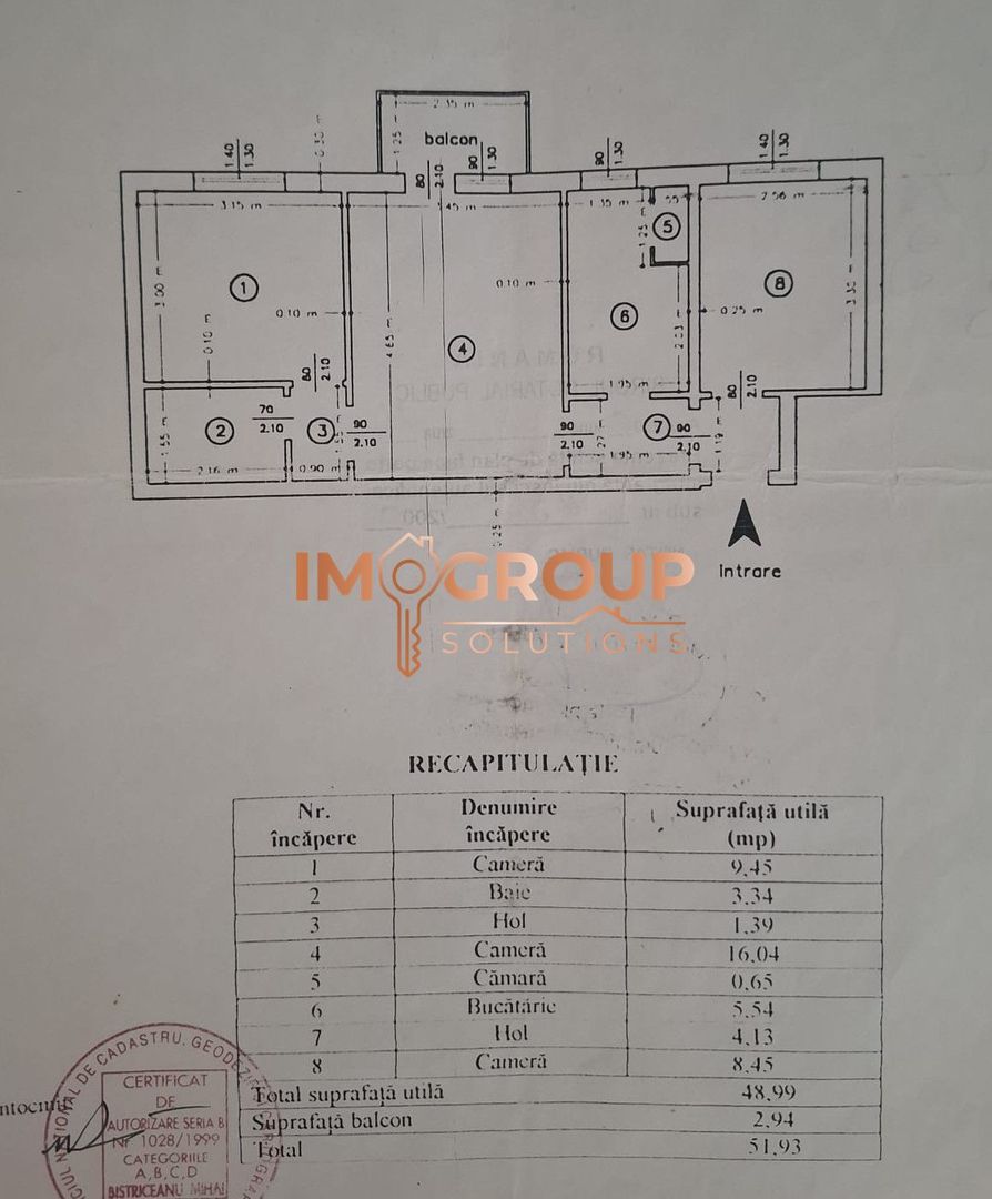 METALURGIE - ETAJ INTERMEDIAR - 3 CAMERE - MOBILAT/UTILAT - Poză 8