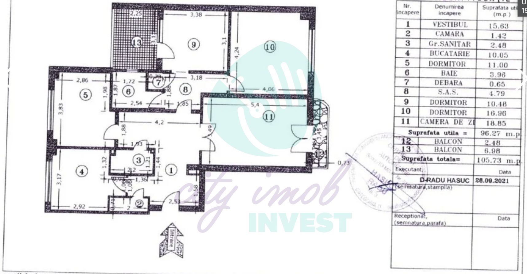 4 camere spațios Unirii | Vedere emblematică la Fântâni | Etaj 1 - Poză 2