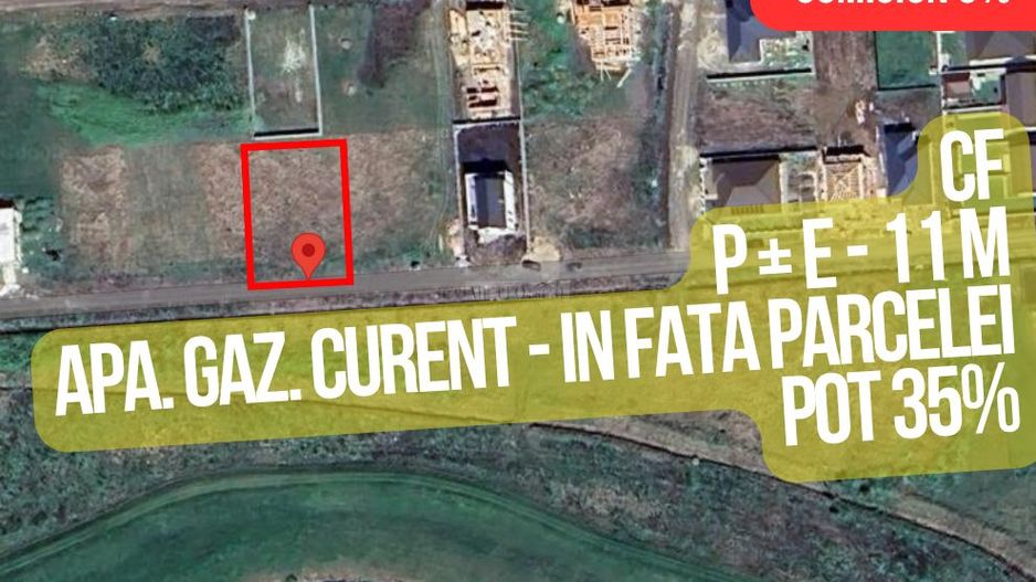 Teren de construcții la intrare în Sânandrei, județul Timiș – 650 mp - Poză 1