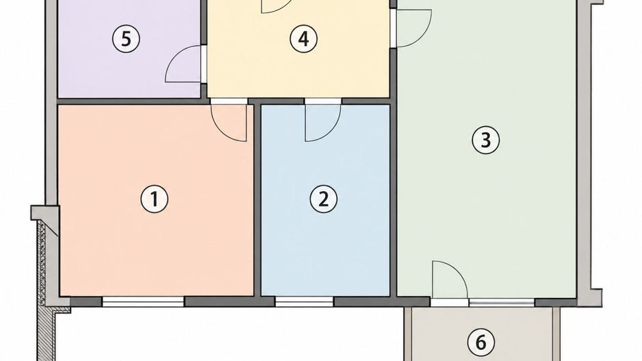 Apartament 2 camere | 53 mp utili | Parcare | Tractorul – Nicolae Labiș - Schiță 18