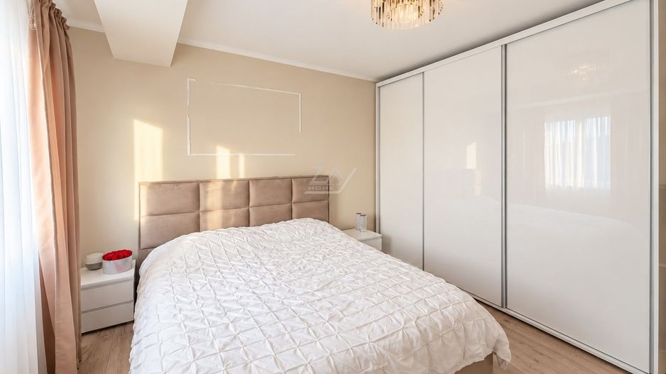 Mobilat si utilat complet. 2 bai. Asfalt. Disponibil imediat. - Poză 13