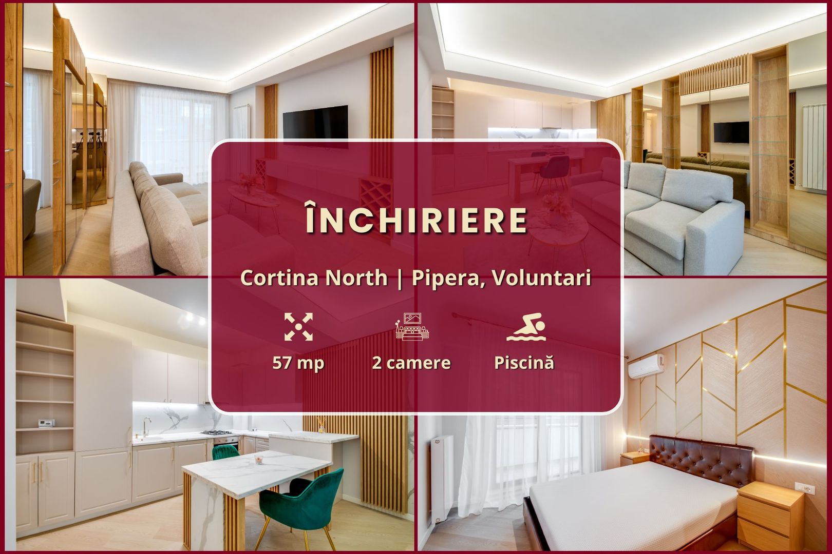 Cortina North || 2 Camere || Amenajat premium || Comision 0% - Poză 2