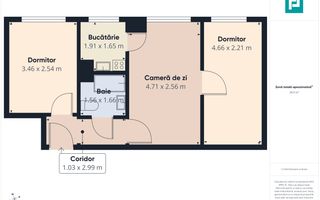 3 camere la super pret – Str. Borsecului - Poză 9