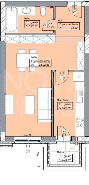 Apartament cu 1 camera, lift, loc de parcare - Zona Pictor Brana - Poză 6