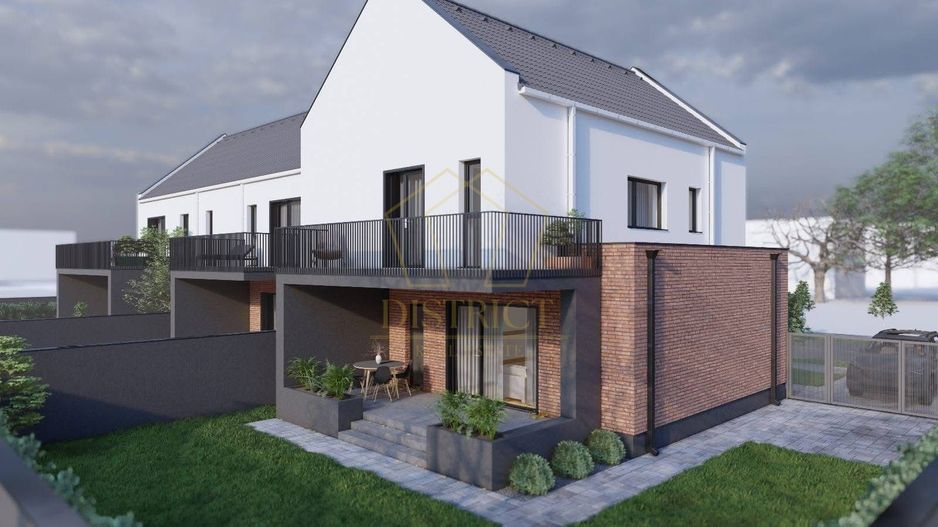 Duplex modern cu 4 camere | Eficient energetic | Sacalaz - Poză 1