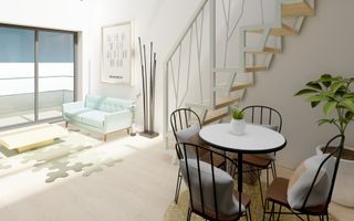 Apartament 2 camere, pe doua nivele, Zona VEST, Sibiu - Poză 1