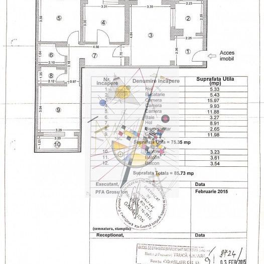 Tomis Nord - Banca Religiilor - Apartament compus din 4 camere, etaj 3. - Poză 33