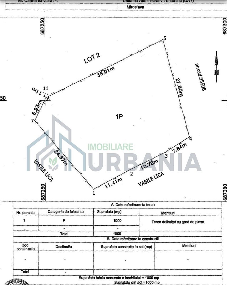 Teren în Vorovesti, cu autorizație de construire duplex și toate utilitățile - Poză 3