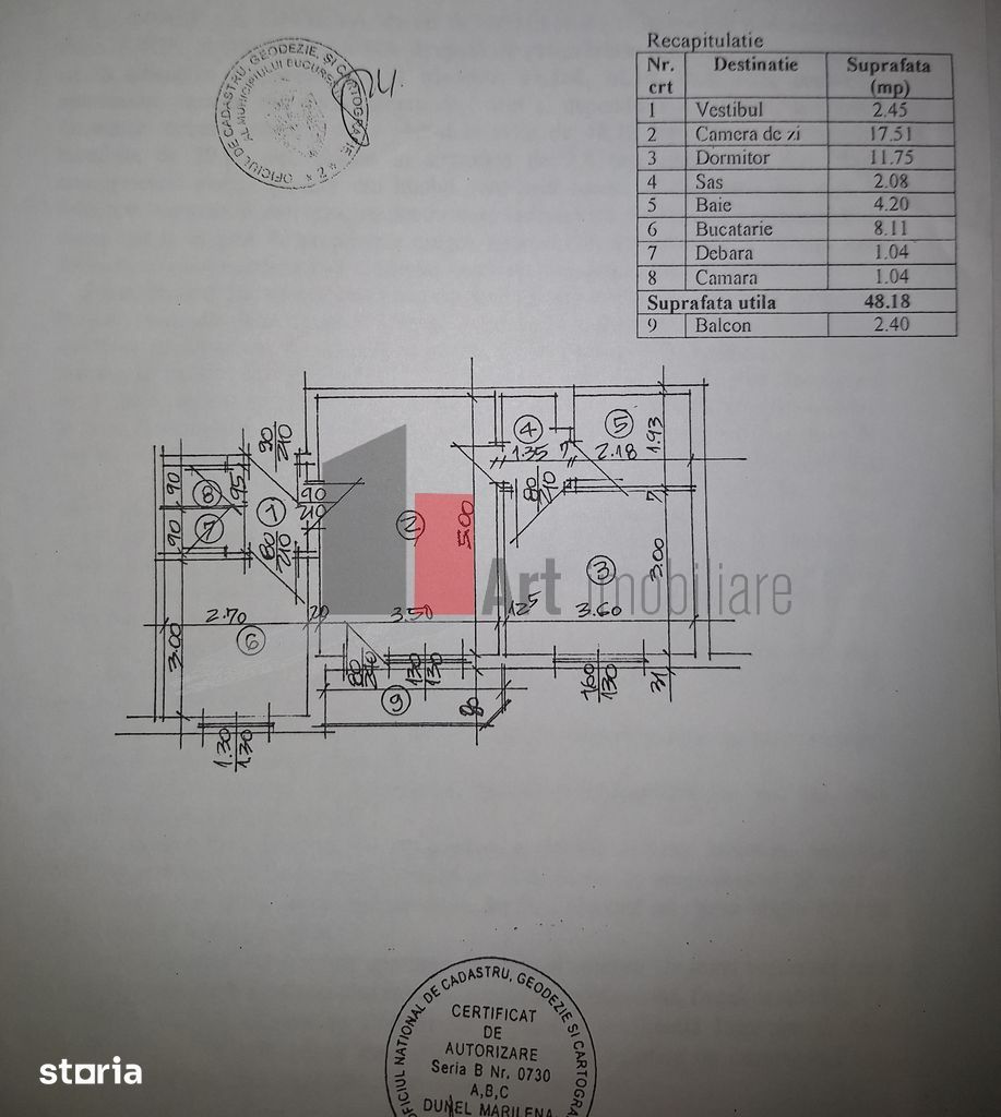 APARTAMENT  2 CAMERE -  MOSILOR , ZECE MESE - Poză 20
