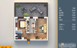 Apartament Superb 2 Camere cu Terasa 37mp Theodor Pallady - Poză 2