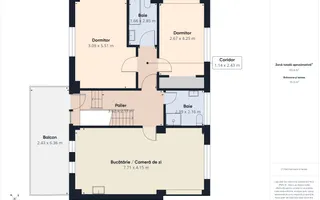 Casa 6 camere si teren de 567 mp | Santu Floresti | lacul Snagov - Schiță 21