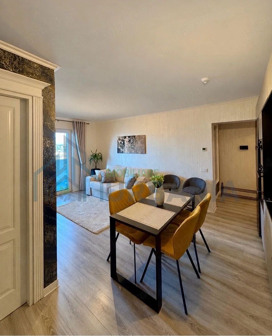 Apartament 2 camere, 44 mp, Poitiers Towers, Iași - Etaj 9/10, Smart Home, Mobilat și Utilat - Poză 1