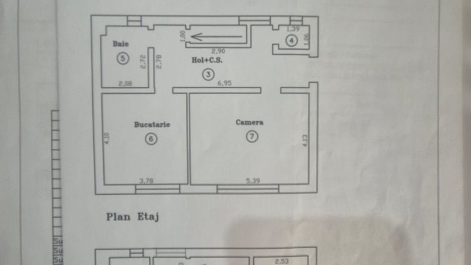 Casă pretabilă investiție, spațioasă, singur în curte, 600 mp teren - Poză 4