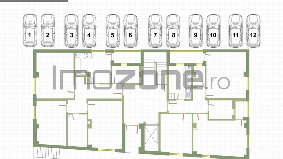 Apartament 2 camere, 57 mp, decomandat, etaj 1/4, MILITARI Pacii, COMISION 0% - Schiță 8