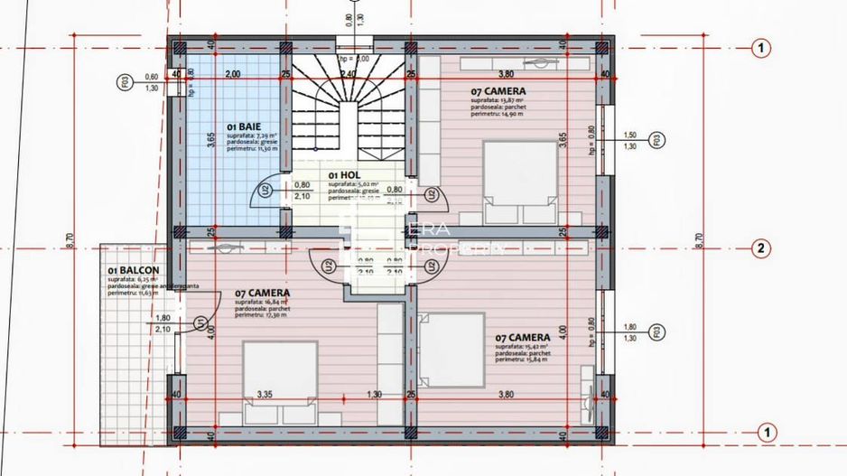 Casă individuală 125 mp utili, teren 480 mp, Cristian - proiect personalizabil - Schiță 7