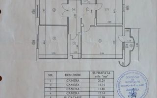 4 Camere-Decomandat-13 SeptembrieSebastian-98 Mp-1989-Etj.1/8 - Poză 8