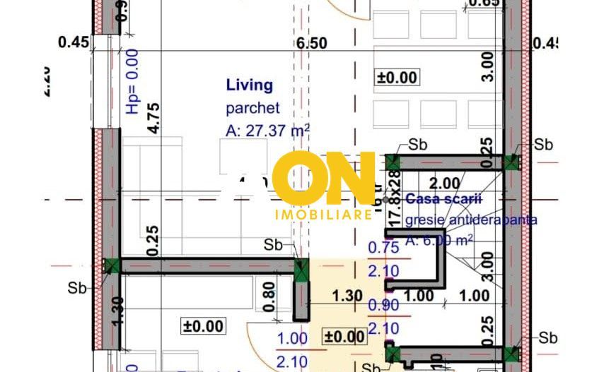 Casa semifinisata, 4 camere, 3 bai, 339 mp teren, zona Valea Popii - Schiță 4