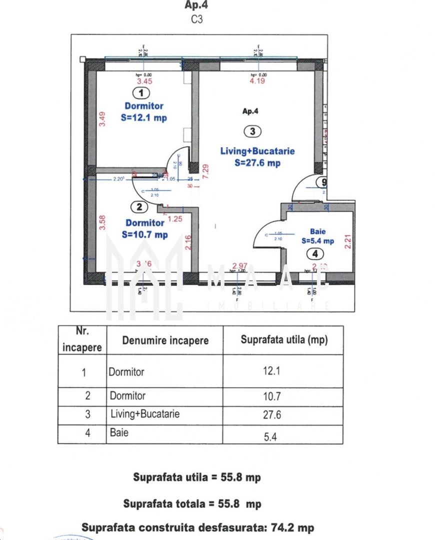 Apartament la vilă I Decomandat 3 Camere I 2 Parcari - Poză 6