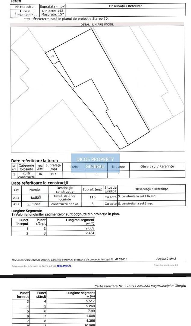 Casă cu 4 camere de vânzare – Str. I. C. Brătianu - Schiță 11