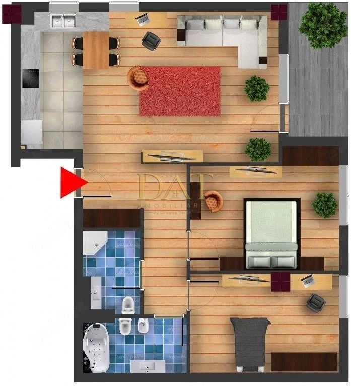 Apartament 3 camere | 80 mp | Parcare subterană | Iulius Mall - Poză 17