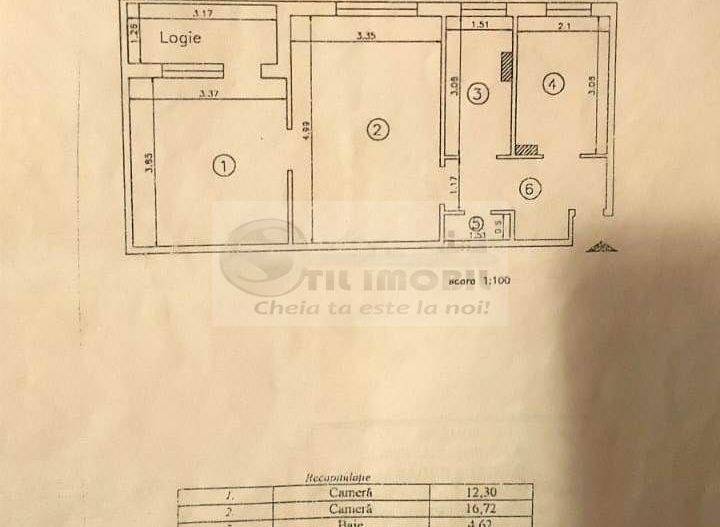 2 CAM PODU ROS PALAS CANTEMIR FARA RISC ETAJ INTERMEDIAR - Poză 8
