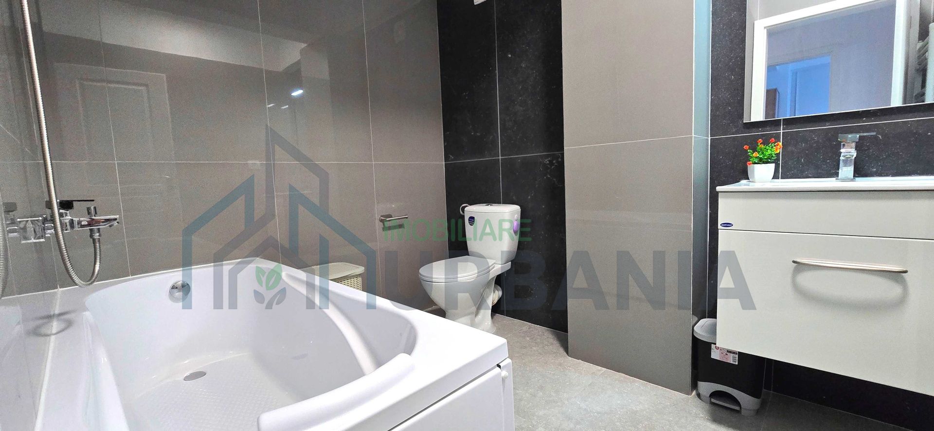 Apartament 2 camere decomandat, mobilat, utilat, prima închiriere, Panoramic Residence, Cug - Poză 8