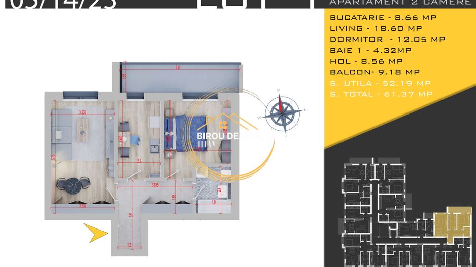 Decomandat Vedere libera Metrou Teclu 15 minute Titan ikea Pallady - Schiță 9
