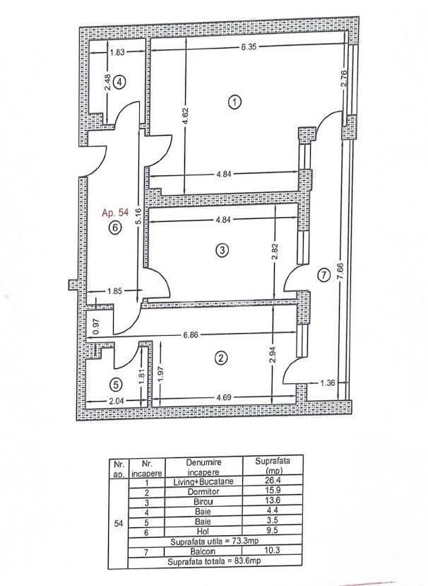 3 camere Lux  Partial Mobilat | Aparatorii Patriei - Poză 8