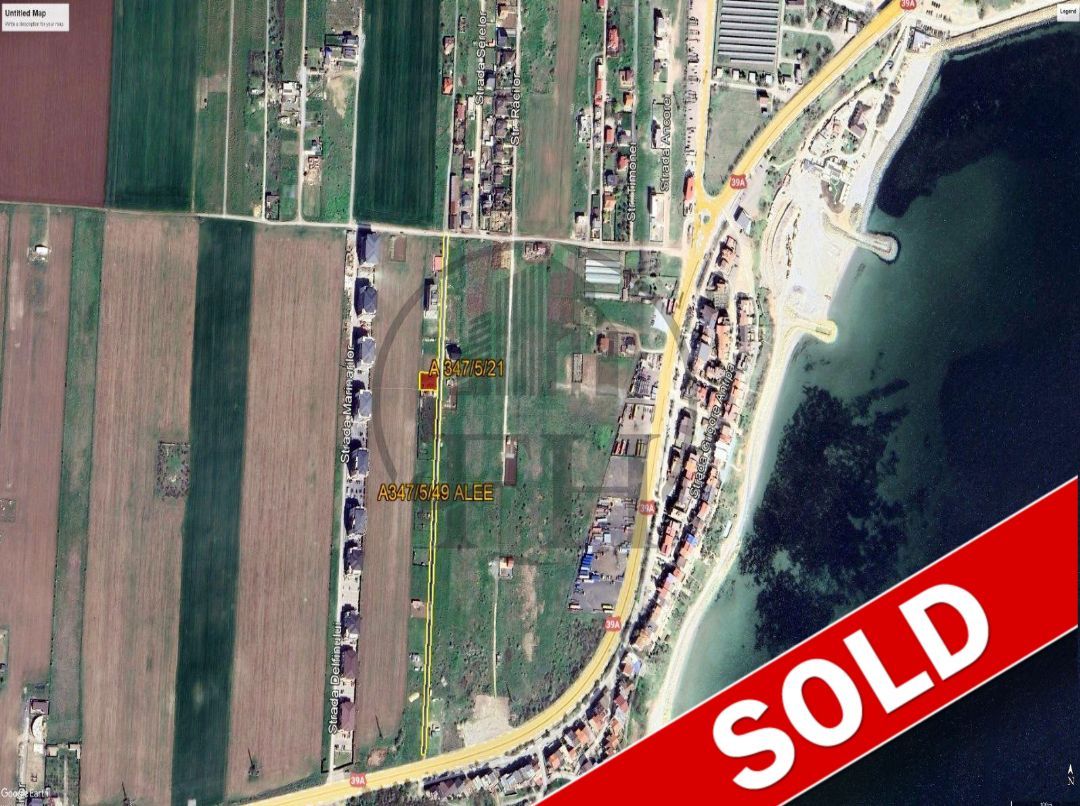SOLD/VANDUT-Teren intravilan de vânzare Agigea, Constanța - Poză 1