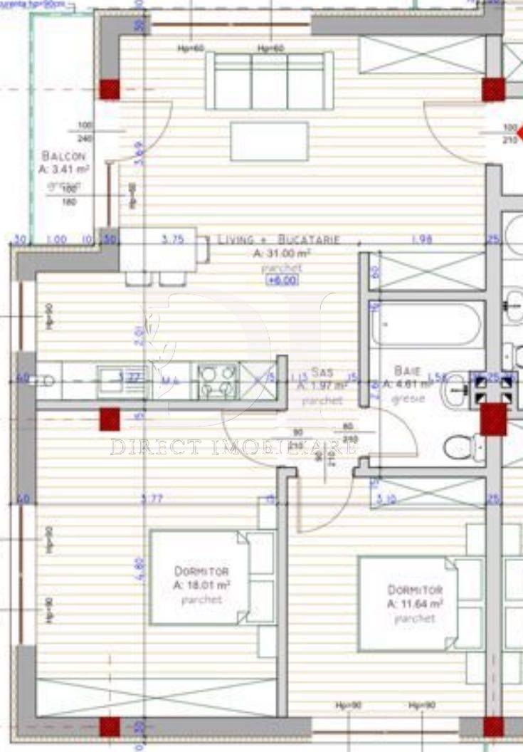 Apartament MODERN cu 3 camere, strada Teilor, Floresti - Poză 8