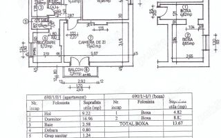 Ap 2 camere 60m2 + boxă 13m2, decomandat Iași Copou, str. Macazului 10 - Poză 2