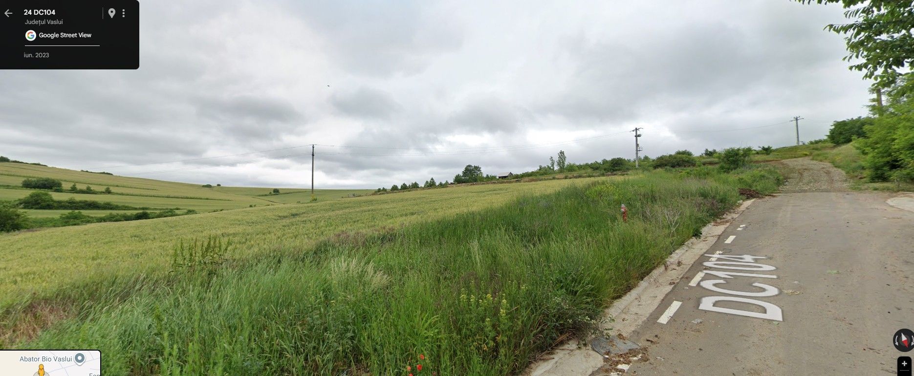 TEREN extravilan 800 mp, zona BRODOC; - Poză 2