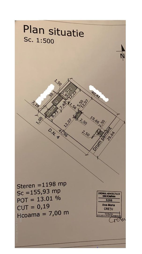 vila indiv+1198mp teren/pe DN4(sosBucuresti) in Frumusani/jud.Calarasi - Poză 33