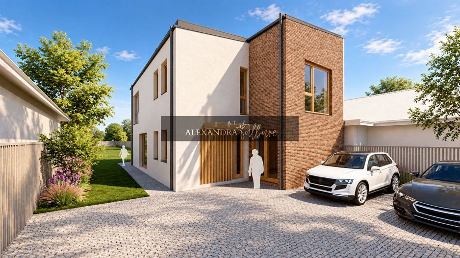 Casa individuala NZEB, 5 camere, 3 bai, finisata, P+ET+POD, Someseni - Poză 2