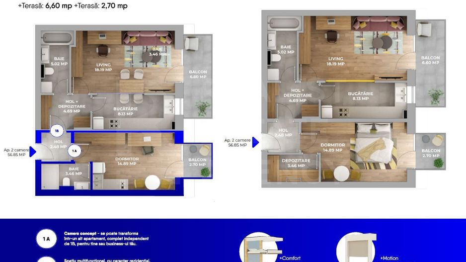 Vânzare, apartament, 2 camere, Maurer Avantgarden, Brașov - Poză 2