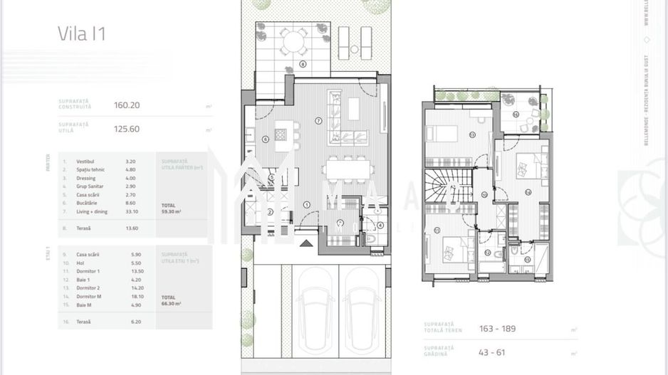 Vila individuală cu vedere la piscină – Bellemonde Pipera - Poză 6