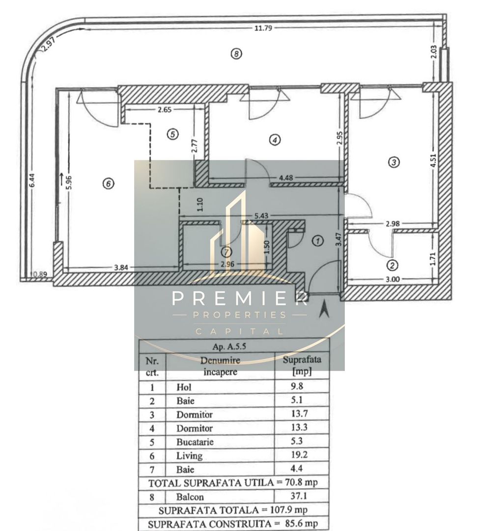 Apartament 3 camere Yach Kid De Vanzare Zona Premium Bucuresti - Poză 14
