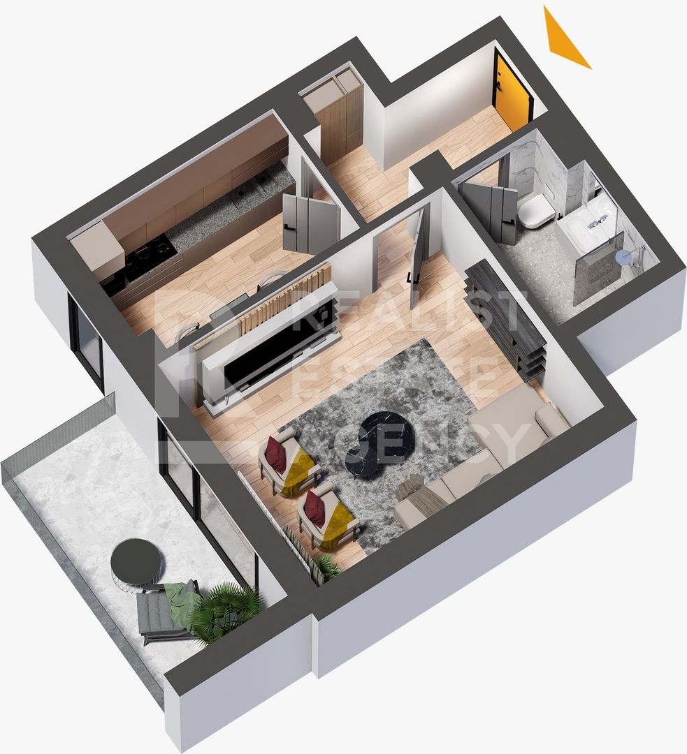 Vânzare, apartament, o cameră, Iași - Poză 1