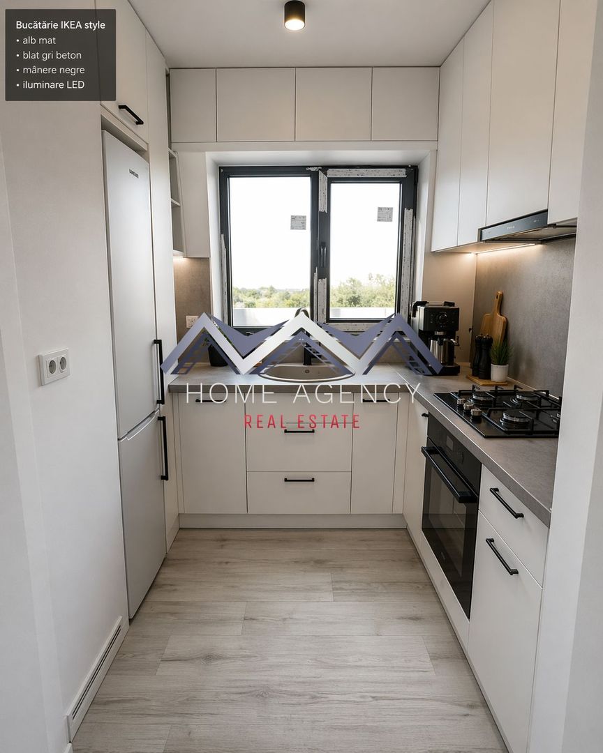 2 camere studio Otopeni | 10 min. metrou | parcare subterană | comision 0 - Poză 2