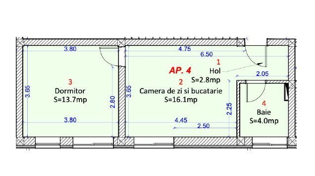 Apartament tip Studio, Zona Shopping City - Poză 1