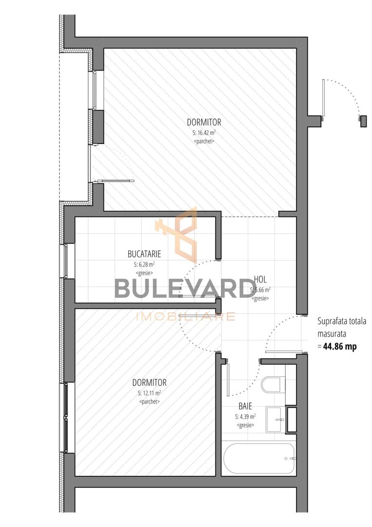 Apartament nou cu 2 camere decomandate! - Poză 2