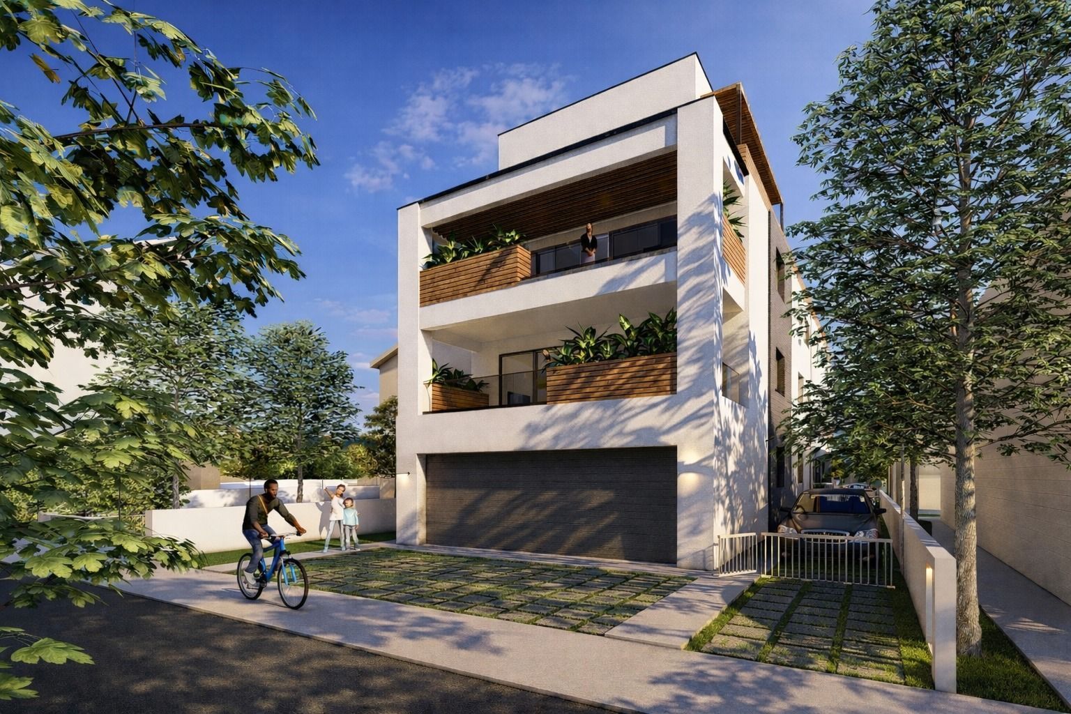 4 camere cu terasa de 22 mp, 3 bai, etaj 1/3, FINISAT MODERN,  COMISION 0% - Poză 4
