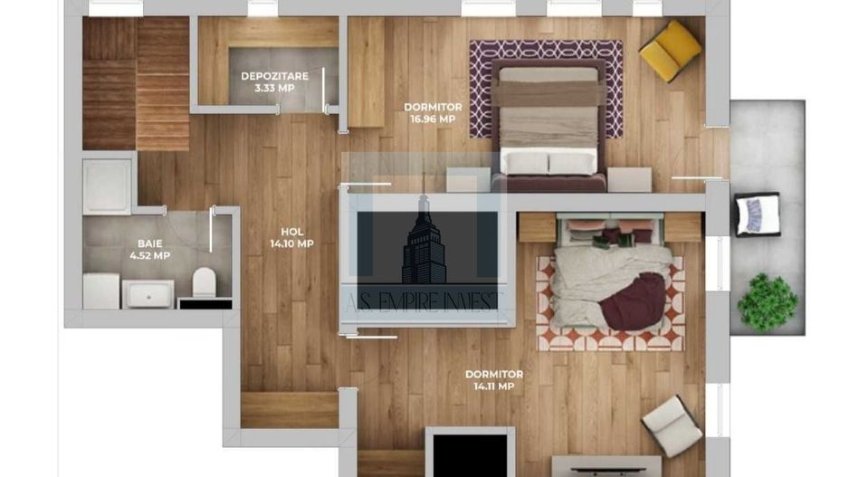 Penthouse pe 2 nivele - zona Avantgarden 3 Faza 5 - Poză 8