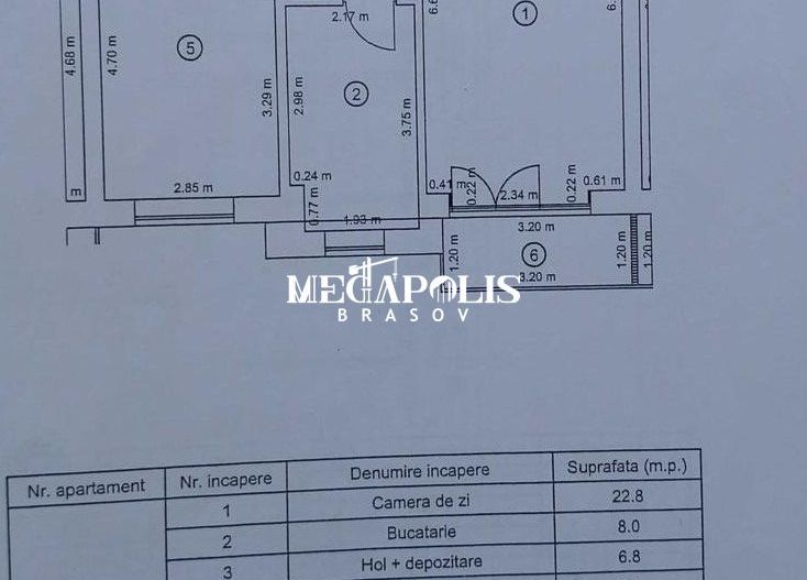 Apartament 2 Camere Decomandat Brasov - Poză 6
