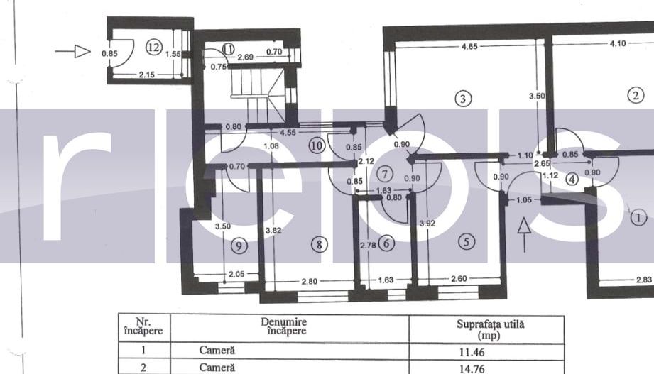 INCHIRIERE APARTAMENT ÎN VILĂ INTERBELICĂ – 5 CAMERE, ZONĂ CENTRALĂ - Poză 20