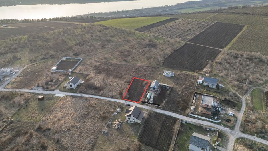 Teren 9,45 ari Ghidighici | 23 m fațadă | pentru construcții | 6 km de Chișinău - Poză 8