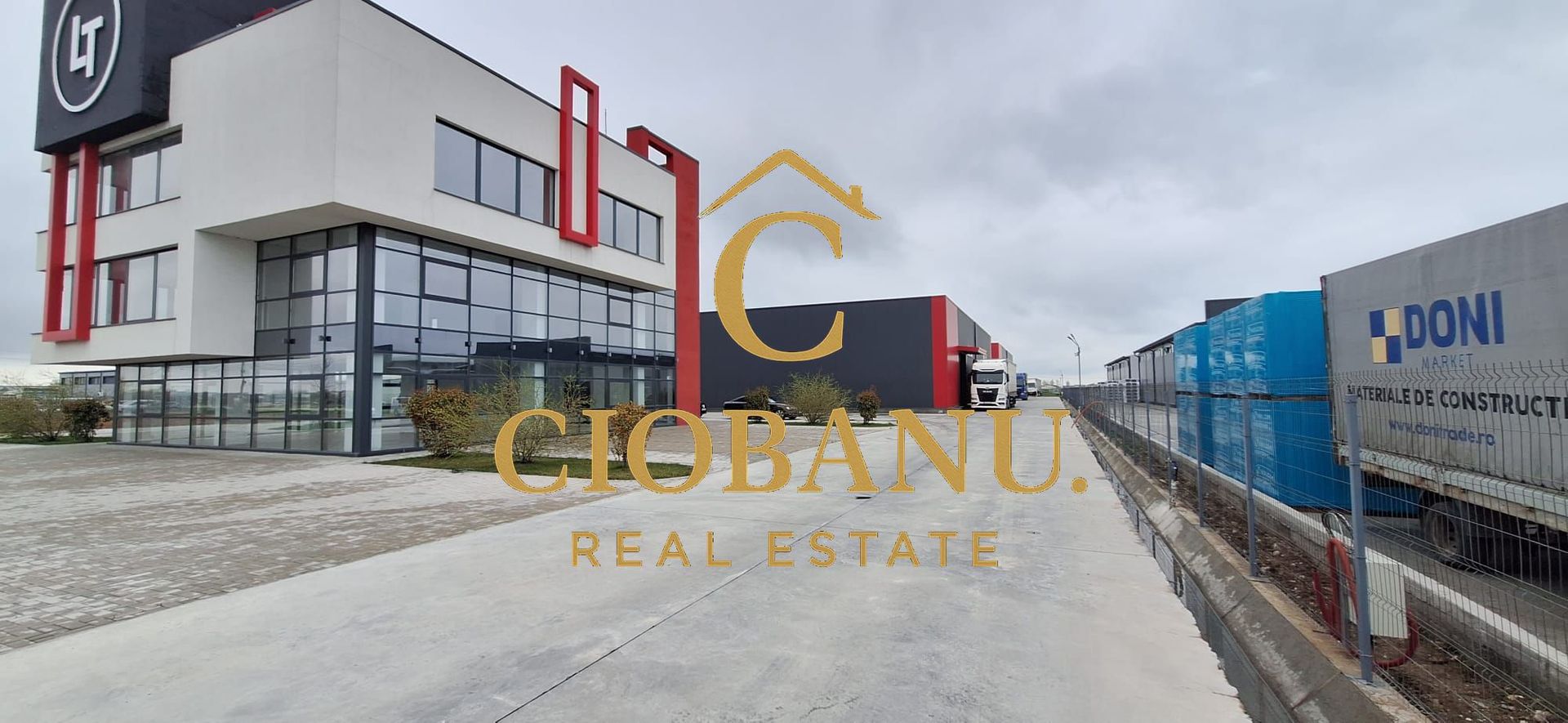 Hale industriale+Cladire de Birouri de inchiriat zona Aeroport - Poză 1