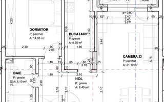 Apartament 2 camere decomandat, Constructie Premium, Andrei Muresanu! - Schiță 2