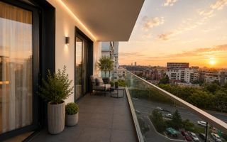 Apartament 3 camere cu terasă și vedere urbană | One Herăstrău Towers - Poză 4
